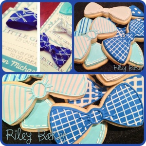 bowtie cookies with royal icing riley bakes